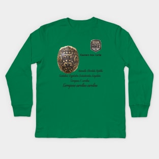 Eastern Box Turtle Shell Taxonomy Kids Long Sleeve T-Shirt